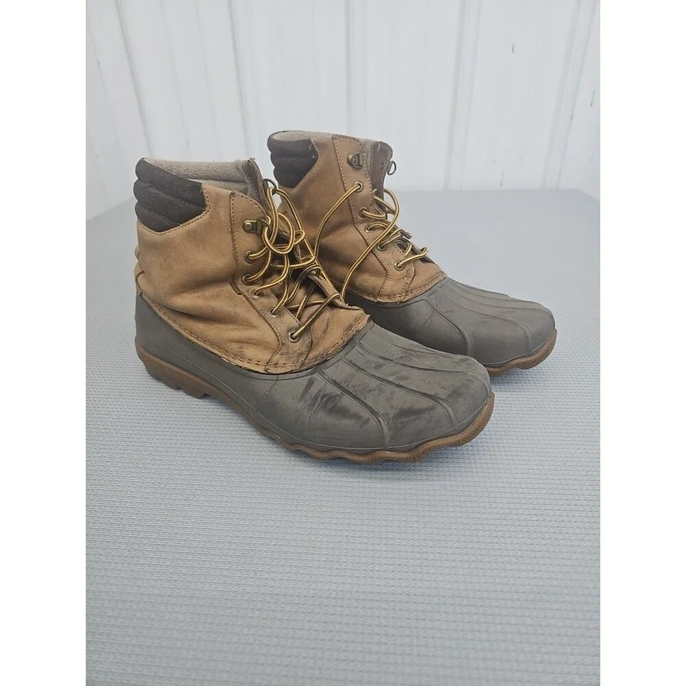 Sperry Top-Sider Boots Mens Size 13M Duck Leather Waterproof Outdoor STS12126